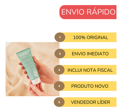 Hidratante Infantil 120ml Bebê Vegano Creme Karité Suave