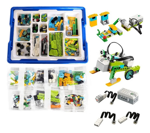 Kit De Robotica Por Piezas Compatible Con Lego Wedo 2.0 Wedo 2.0 Azul