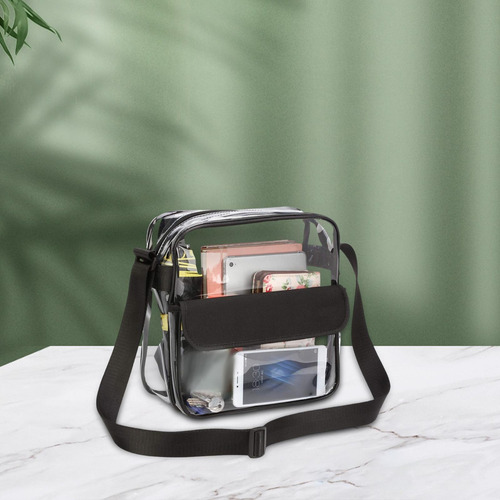 Bolso De Mano Transparente Universal Con Correa Ajustable