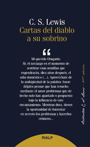  Cartas Del Diablo A Su Sobrino 