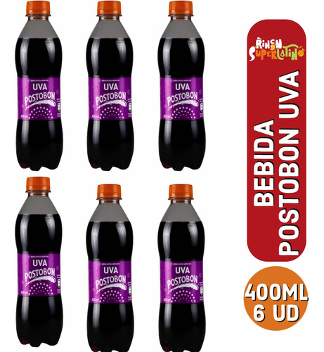 Bebida Gaseosa Postobon Uva 400ml