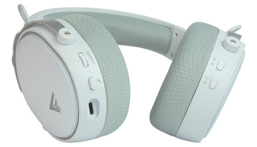 Diadema Gamer Hsb600 Inalambrico 7.1 Rgb Tipo C Color Blanco