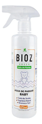 Kit 2x: Água Passar Roupa Biodegradável Baby Bioz Green