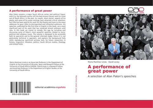 Libro: A Performance Of Great Power: A Selection Of Alan