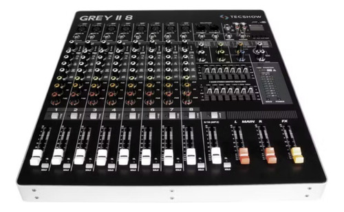Consola Analoga 6 Ch, Tecshow Grey Ii 8 Con Fx / Abregoaudio