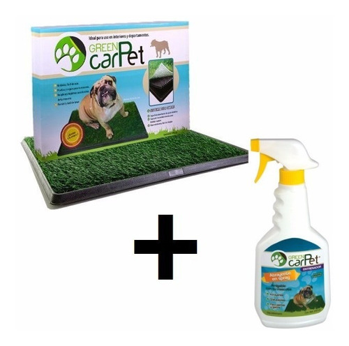 Tapete Sanitario + Atrayente Entrenador Perro Green Carpet