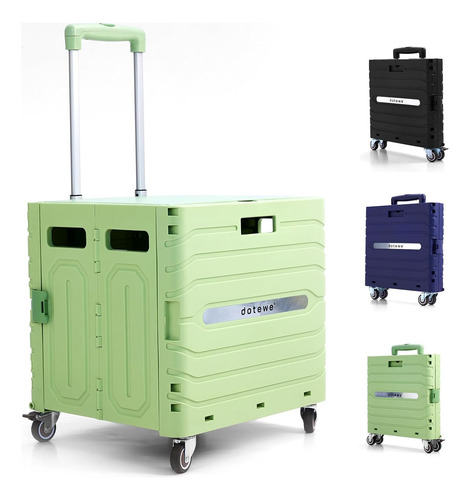 Carrito De Utilidad Plegable Portátil Con Ruedas, Caja Rodan