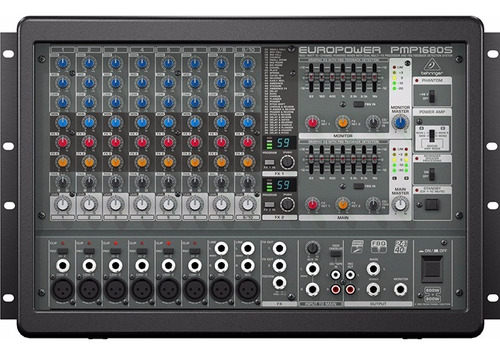 Behringer Pmp1680s Consola Mezcladora Amplificada Activa Xr