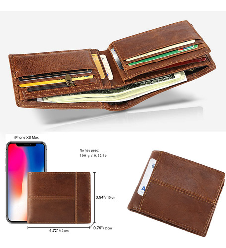 Carteras Para Caballero, Cartera Para Hombre,13 Titulares
