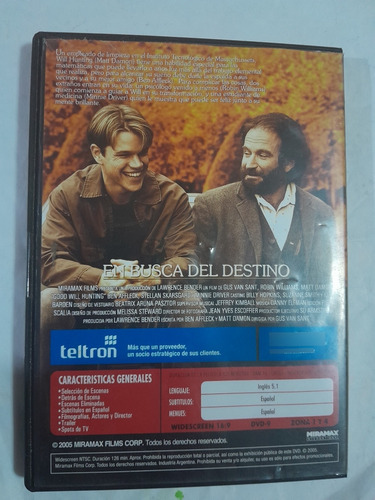 Dvd- En Busca Del Destino - Robin Williams- Orig