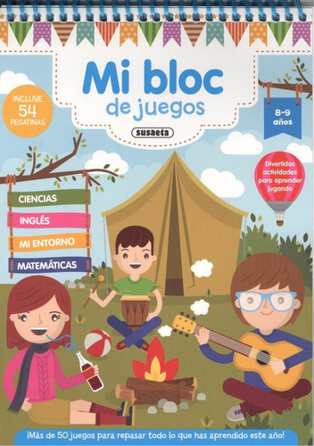 Livro Fisico -  Mi Bloc De Juegos 8-9 Años