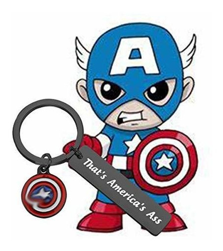 Avengers Inspire Gift That S America S Ass Llavero Capitán 