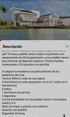 Imagen 11 de 12 de Lujosa Residencia A Estrenar Vendo Dentro Del Club Agua Vist