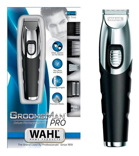 Wahl Groomsman Pro Inalámbrica Cortadora Pelo Y Barba