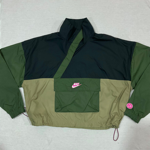Chamarra Nike Mujer Rompevientos Talla Xs (ech) Aa05 (Usado)