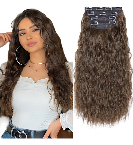 Extensiones De Cabello Sintético Rizado 8/10#