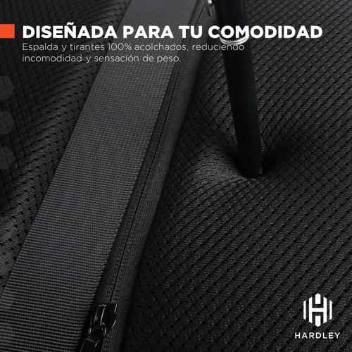 Mochila Valija Viaje Notebook 23 Lt Hardley Nylon Balistico