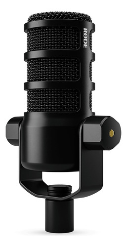 Micrófono Para Podcast Rode Cardioide Dinámico Podmic Usb Color Negro