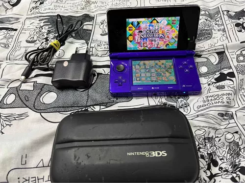 Nintendo 3ds Desbloqueado 16gb, Midnight Purple - Bom Estado Desconto no Preço