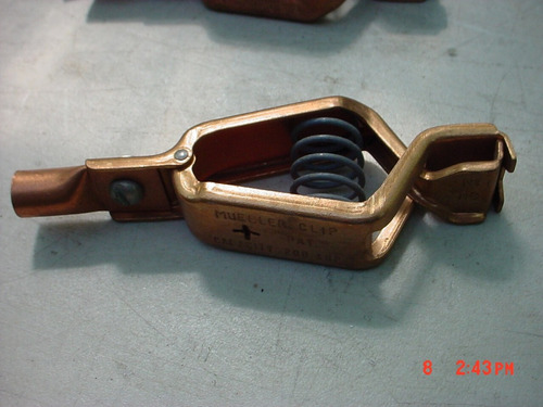 Lot Of 3 Mueller 11c Copper Welding Clip Clamp Pcl2 Cct