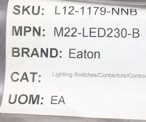 Eaton M22-led230-b Led Light Unit 85-264vac Nos Surplus Bbf