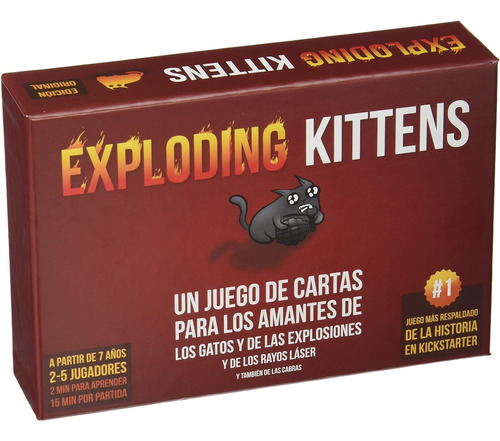 Exploding Kittens Juego De Cartas Para Los Amantes De Gatos