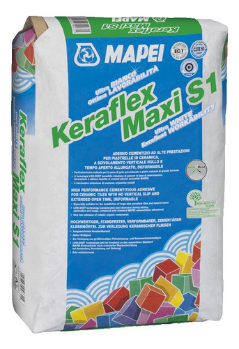 Pego Mapei 25kg Gris Keraflex Maxi S1 (grandes Formatos)