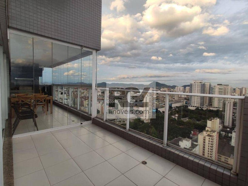 Apartamento Com 4 Dormitórios, 240 M² - Venda Por R$ 3.100.000,00 Ou Aluguel Por R$ 20.000,00/mês - Embaré - Santos/sp - Ap2043