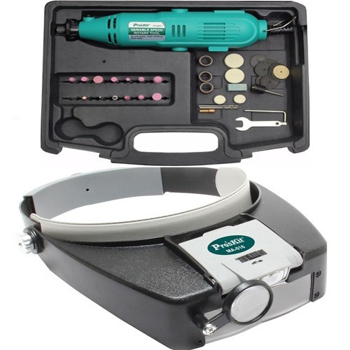Kit Torno + Lupa Pedicuria Manicuria Podologia Manos Y Pies - Para Profesionales - Podologos - Pedicuros - Manicuros -