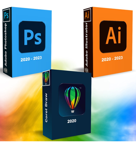 Pack 3x1 Para Diseño Photoshop Illustrator Indesign Corel