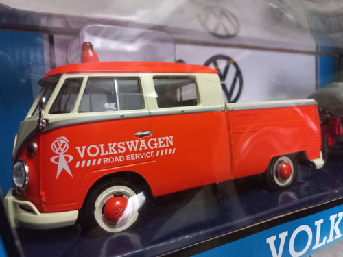 Volkswagen Combi Road Service De Colección Escala 1:24