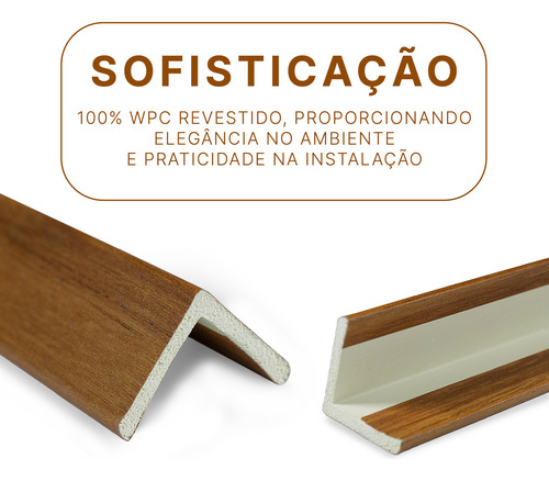 Acabamento Superior Painel Ripado Freijo Madeira Ecológica