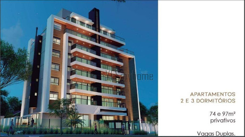 Apartamento Garden Com 2 Quartos À Venda, 68 M² Por R$ 696.722 - Santa Quitéria - Curitiba/pr - Gd0243
