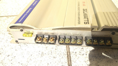 Módulo Amplificador Oritron Op 644 4 Canais 320wrms Potência (Usado)