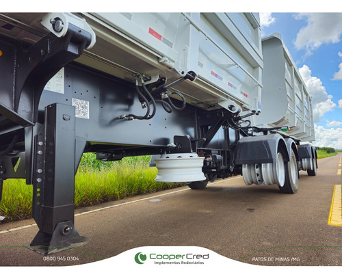 Carreta Bitrem Basculante Caçamba 25/25 Nova 26m3+ 27m3
