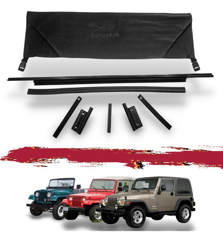 Riel Trasero Para Jeep Wrangler Cj7, Yj Tj