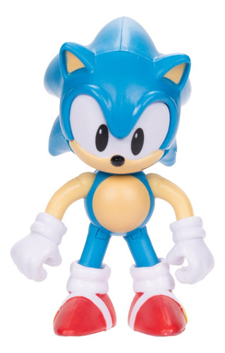 Figura Sonic Classic de 6 cm com 7 pontos de pivô Wave 15