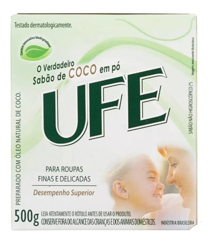 Ufe Sabão De Cocô Em Pó 500g