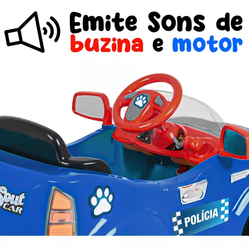 Carro eletrico c/controle remoto para crianças Buggy Scout 12v - 3 cores