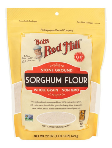 Harina De Sorgo Whole Grain Sorghum Flour 623g Se