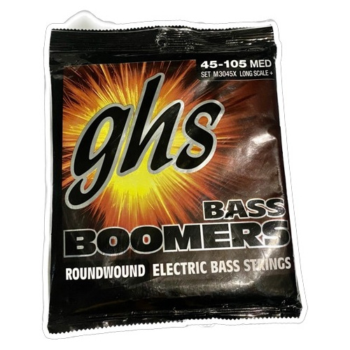 Ghs Bass Boomers 45-105 Med  Electric Bass Strings