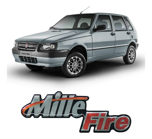 Adesivo Emblema Mille Fire Resinado Modelo Original