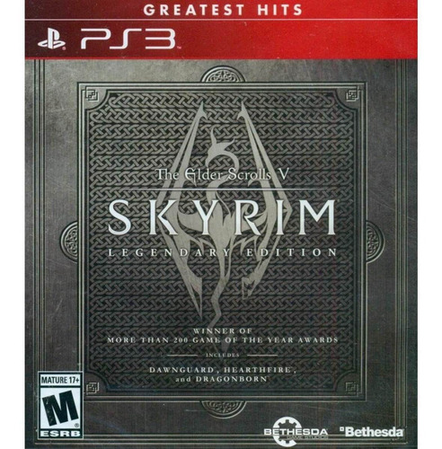 The Elder Scrolls V: Skyrim Legendary Edition Ps3