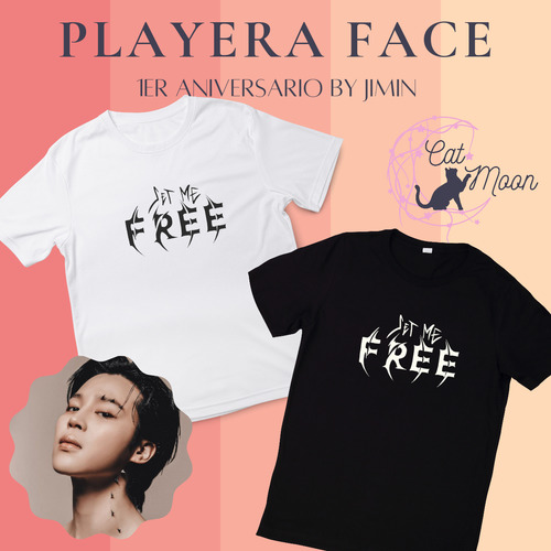 Playera Face Jimin Set Me Free Bts
