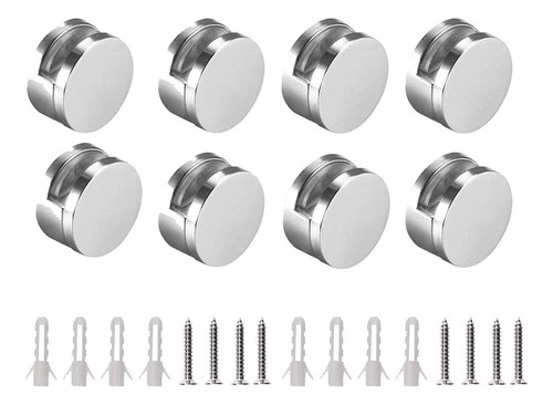 Clips Espejo Aleacion Zinc Clip Cristal Flotante  Soporte 8