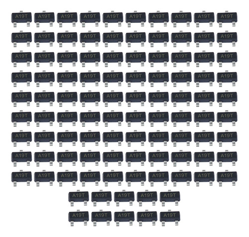 100 Piezas Ao3401 Transistor De Efecto De Campo A19t Sot-23