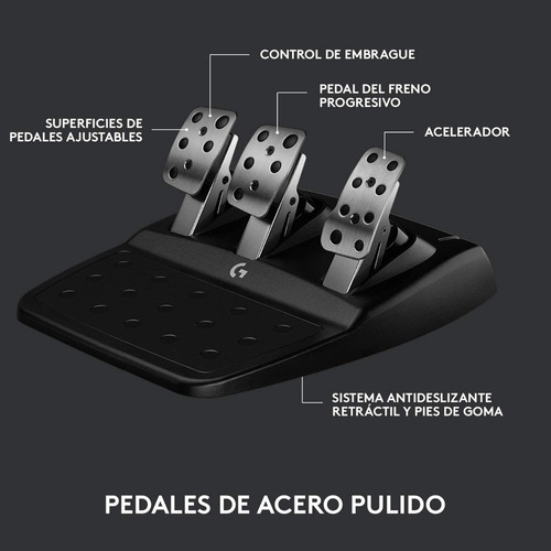 Volante + Pedales + Palanca Logitech G923 Trueforce Ps5-4 Pc
