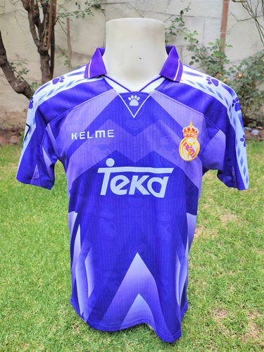 Jersey Real Madrid Retro Visita 97 Morada Talla L