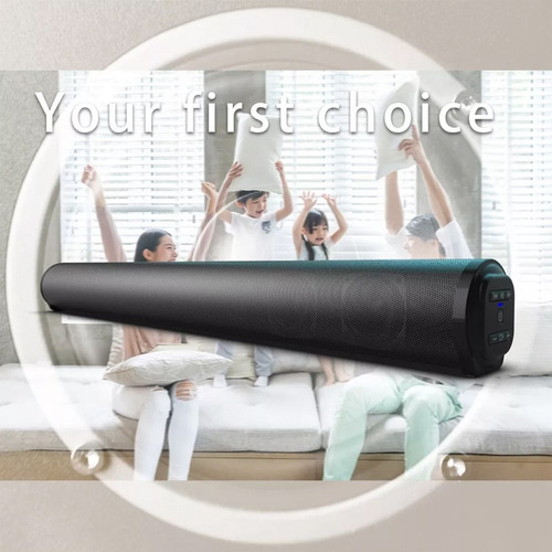 Barra De Sonido Profesional Bs-10 Black Dolby Atmos Para Cin