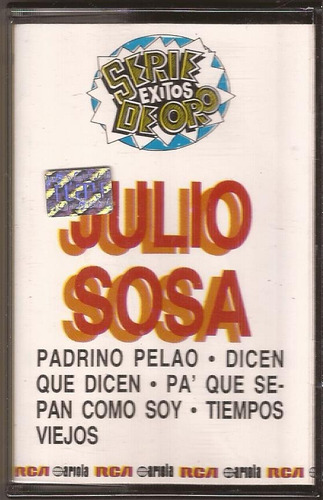 Julio Sosa Serie Exitos De Oro Tango Cassette 1987 Nuevo